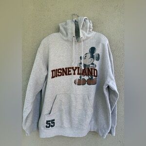 Disney Resort Gray and Black Mickey Mouse 55 men’s Hoodie